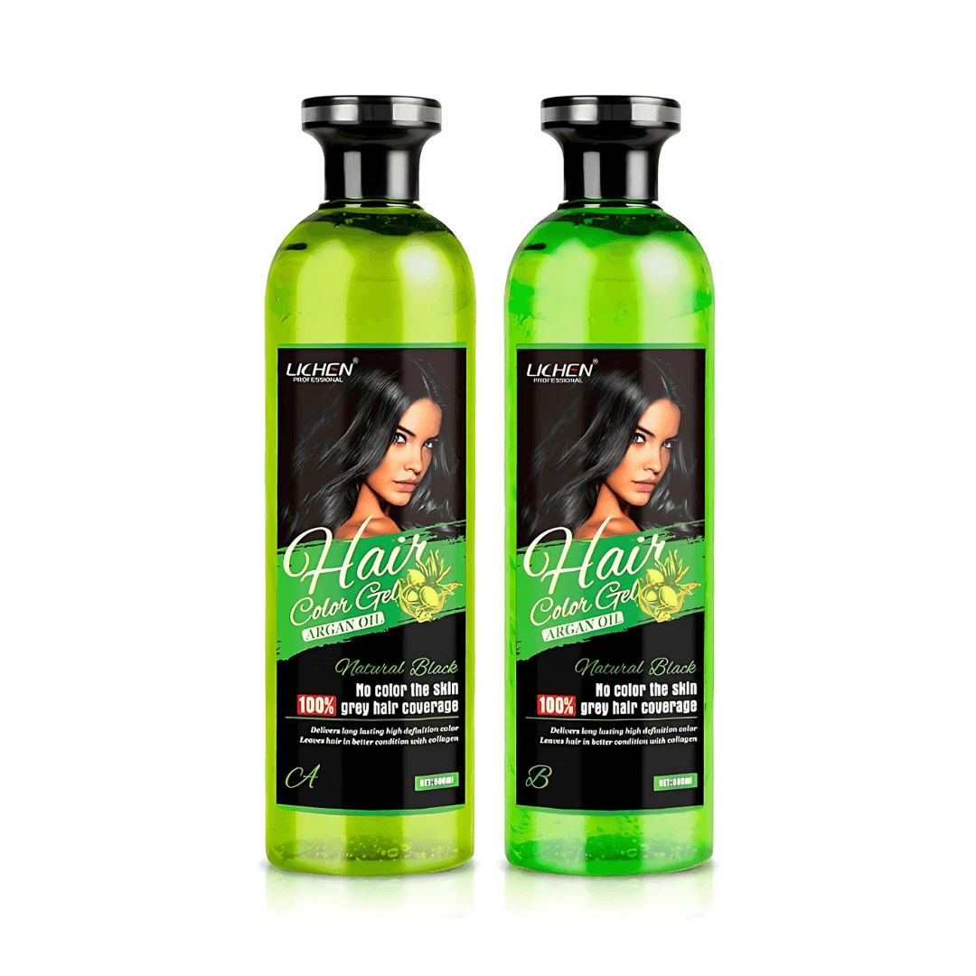 Hair Color Gel-1000ml- Black and Brown Color
