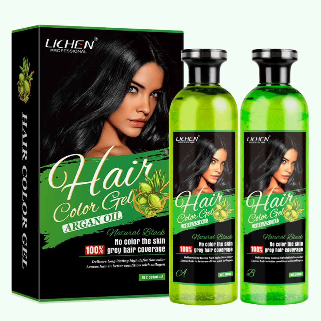 Hair Color Gel-1000ml- Black and Brown Color
